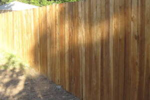 Carpentry Fence Stain Refinish - Carpentry