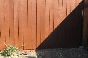 Carpentry Fence Stain Refinish - Carpentry