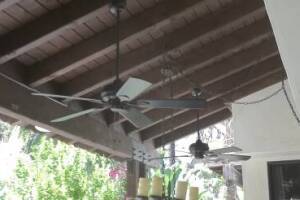 Electrical Ceiling Fan Patio Repairs - Electrical