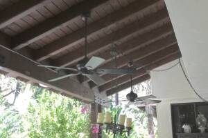 Electrical Ceiling Fan Patio Repairs - Electrical