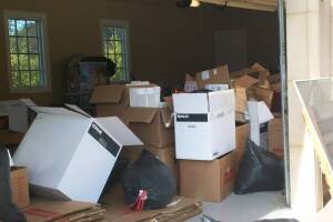 Hauling Home Garage Trash Cleanout - Hauling