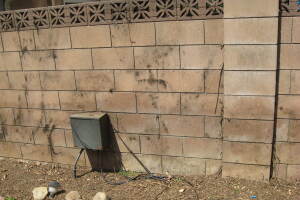 Landscaping Pressure Washing Concrete Wall - Landscaping