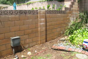 Landscaping Pressure Washing Concrete Wall - Landscaping