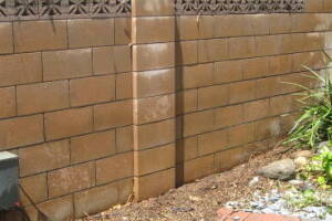 Landscaping Pressure Washing Concrete Wall - Landscaping