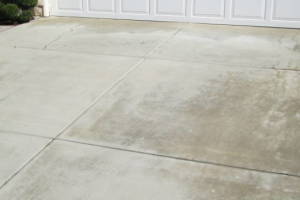 Landscaping Pressure Washing Driveway Spots - Landscaping