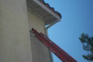 Landscaping Rain Gutter Broken Repair - Landscaping