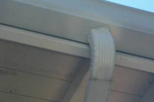 Landscaping Rain Gutter Broken Repair - Landscaping