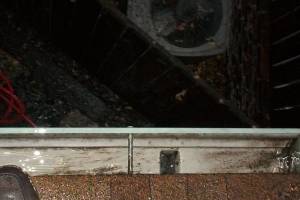 Landscaping Rain Gutter Cleaning Dirt Debris - Landscaping