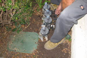 Landscaping Sprinkler Wiring Timer Replace - Landscaping