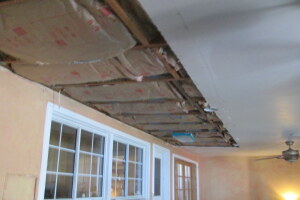 Painting Drywall Ceiling Livingroom Repair - Painting