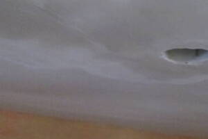 Painting Drywall Ceiling Livingroom Repair - Painting