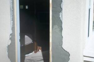 Painting Stucco Door Exterior Patching - Painting