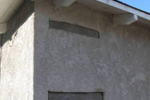 Painting Stucco Electrical Panel Patch - Painting
