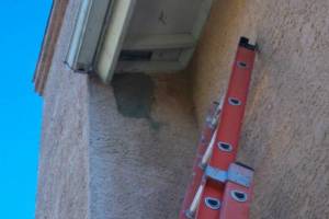 Painting Stucco Hole Patch Texture - Painting