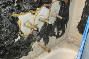 Plumbing Tub Shower Damage Remodel - Plumbing