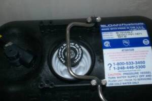 Plumbing Toilet Pressure Assist Replace - Plumbing