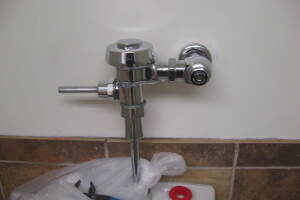 Plumbing Urinal Leaking Flush Valve - Plumbing