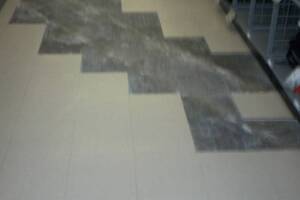 Repair Retail Floor Tile Replaced - Repair