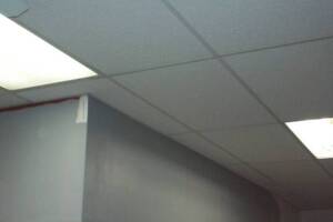 Repair Drop Ceiling Tiles Lighting Installed - Repair