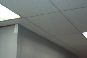 Repair Drop Ceiling Tiles Lighting Installed - Repair