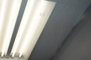 Repair Drop Ceiling Tiles Lighting Installed - Repair