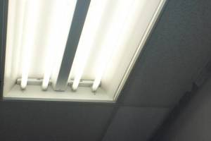 Repair Drop Ceiling Tiles Lighting Installed - Repair