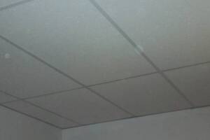 Repair Drop Ceiling Tiles Lighting Installed - Repair