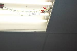 Repair Drop Ceiling Tiles Lighting Installed - Repair