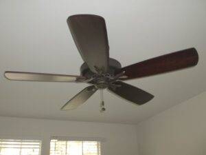 Assembled ceiling fan