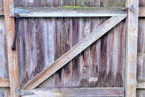 How to Repair or Adjust a Wood Fence Gate After Winter Rain and Snow